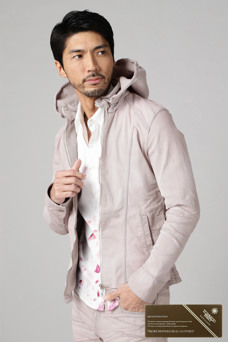 TORNADO MART(トルネードマート) |TORNADO MART∴フローヴィンテージスタンドフーディブルゾン