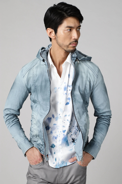 TORNADO MART(トルネードマート) |TORNADO MART∴フローヴィンテージスタンドフーディブルゾン