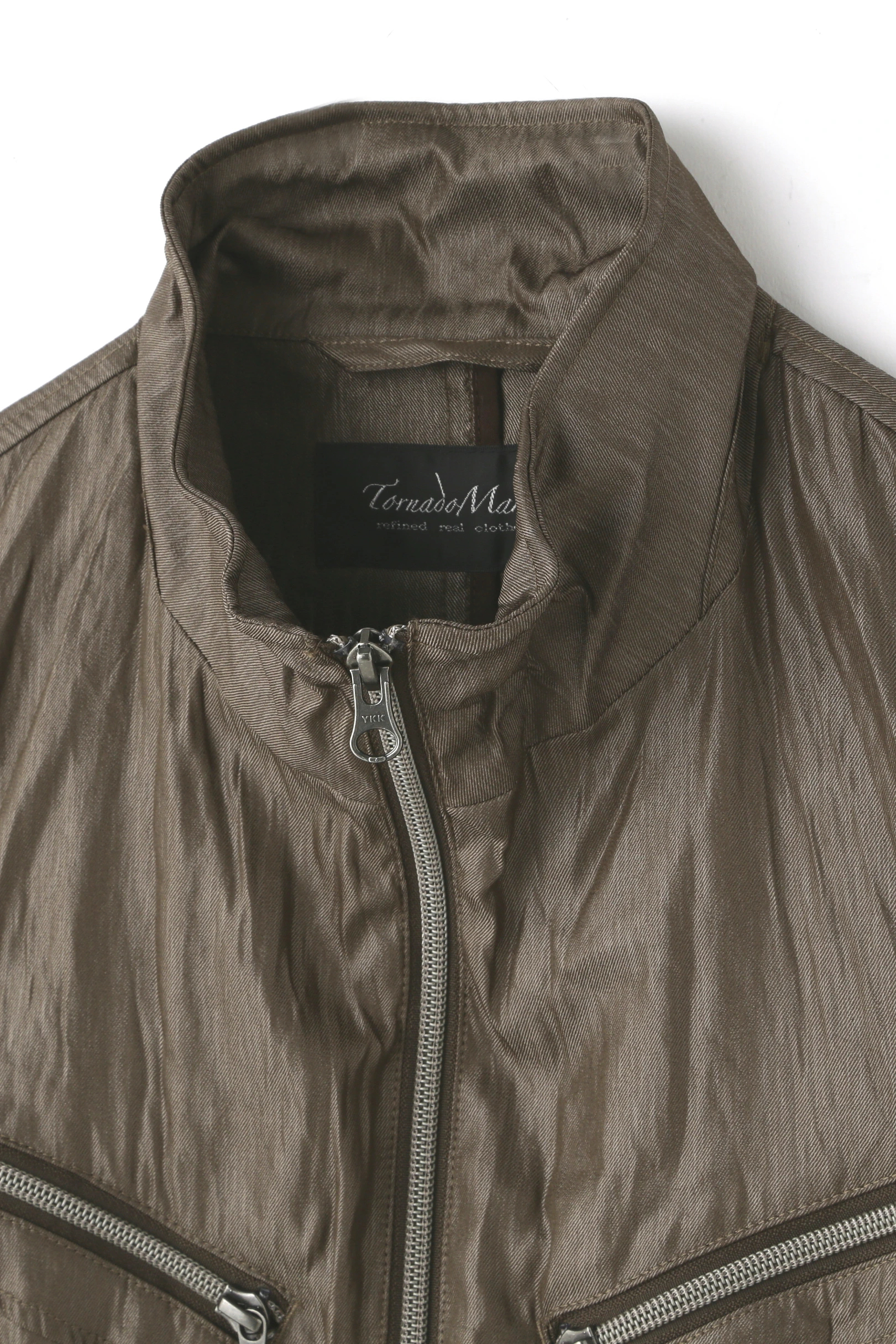 TORNADO MART∴ジップアップシャツブルゾン / TORNADO MART