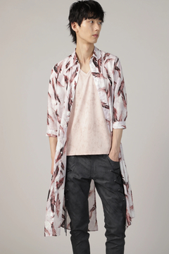 TORNADO MART(トルネードマート) |TORNADO MART∴フェザープリントロングシャツ