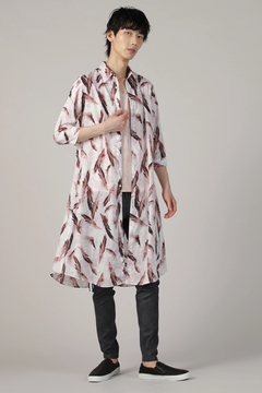 TORNADO MART(トルネードマート) |TORNADO MART∴フェザープリントロングシャツ