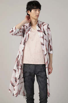 TORNADO MART(トルネードマート) |TORNADO MART∴フェザープリントロングシャツ