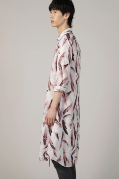 TORNADO MART(トルネードマート) |TORNADO MART∴フェザープリントロングシャツ