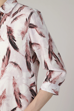 TORNADO MART(トルネードマート) |TORNADO MART∴フェザープリントロングシャツ