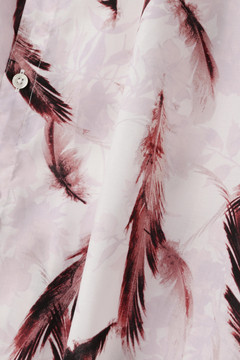 TORNADO MART(トルネードマート) |TORNADO MART∴フェザープリントロングシャツ