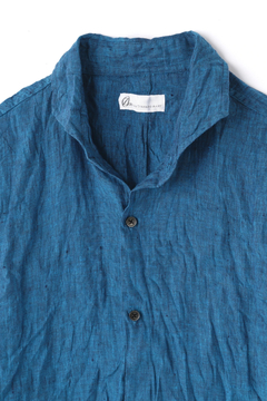 TORNADO MART(トルネードマート) |ZERO by TORNADO MART∴麻シャンブレー7分袖シャツ