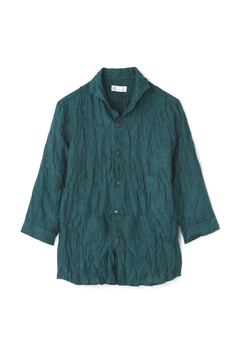 TORNADO MART(トルネードマート) |ZERO by TORNADO MART∴麻シャンブレー7分袖シャツ