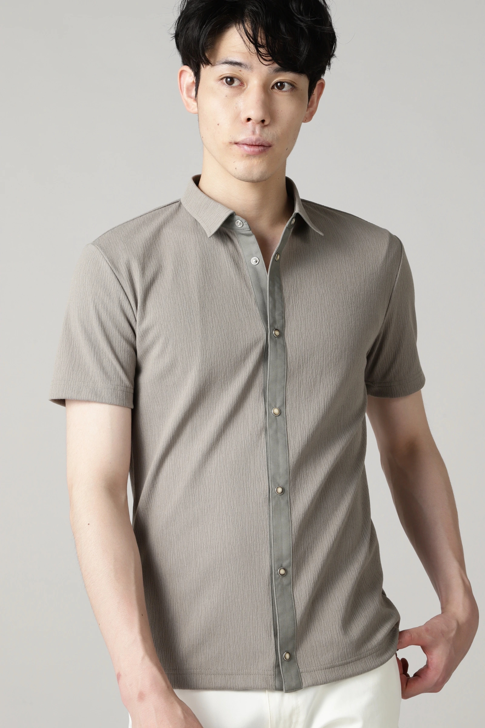 tornadomartトルネードマート新品柄カットソーブラック[T3138L] TORNADO MART 転写加工クロコ柄 ベルボトム ハイブリッドデニムパンツ