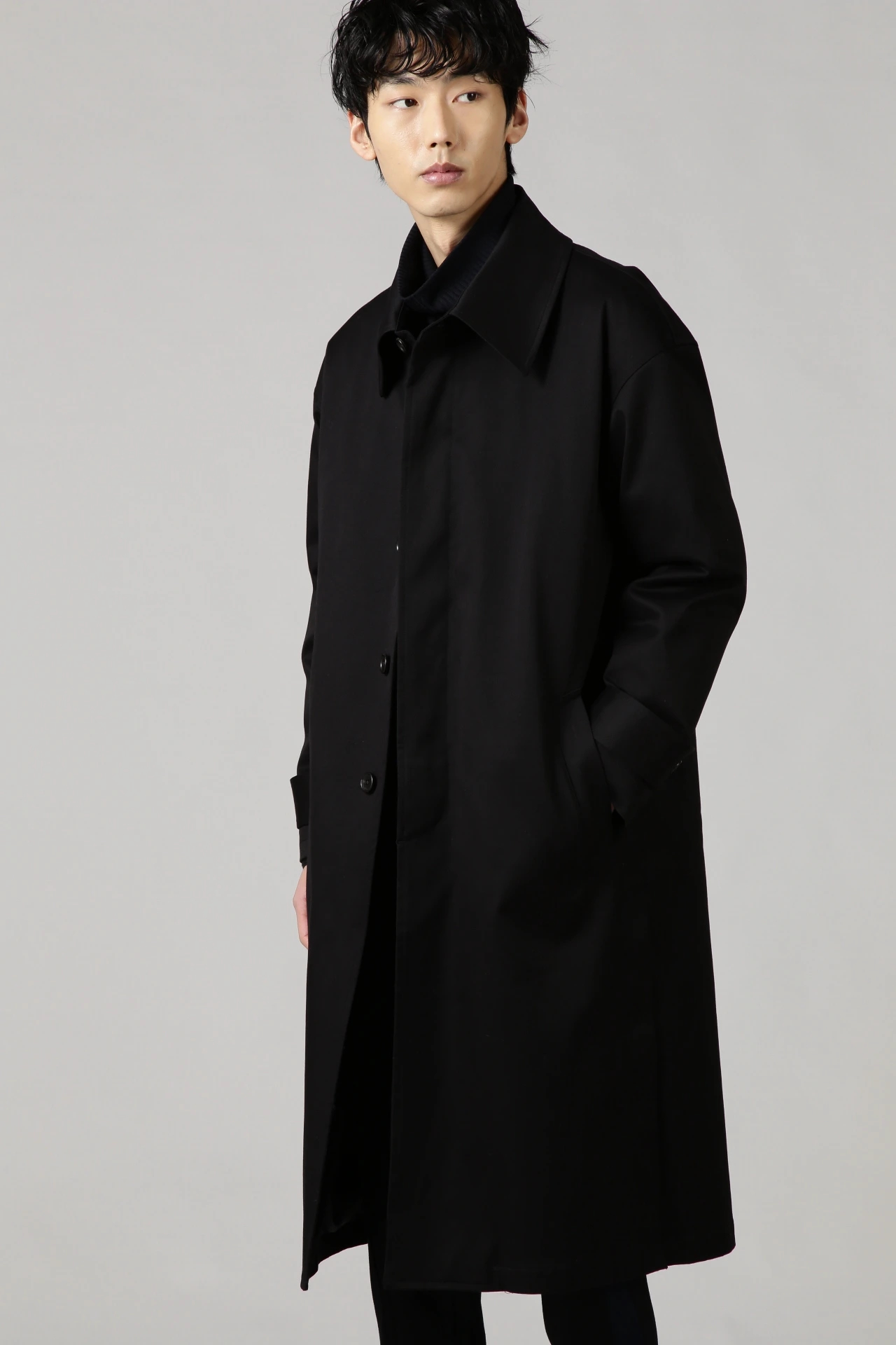 素敵でユニークな Wide SNISS long coatワイドロングトレンチコート