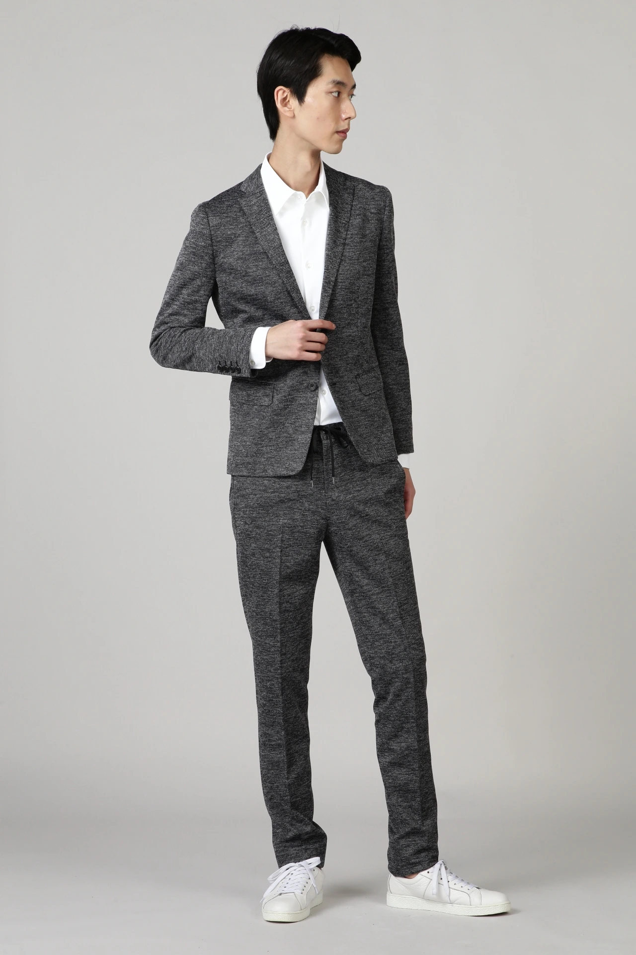 ZERO by TORNADO MART∴Primeflexツィードジャージージャケット