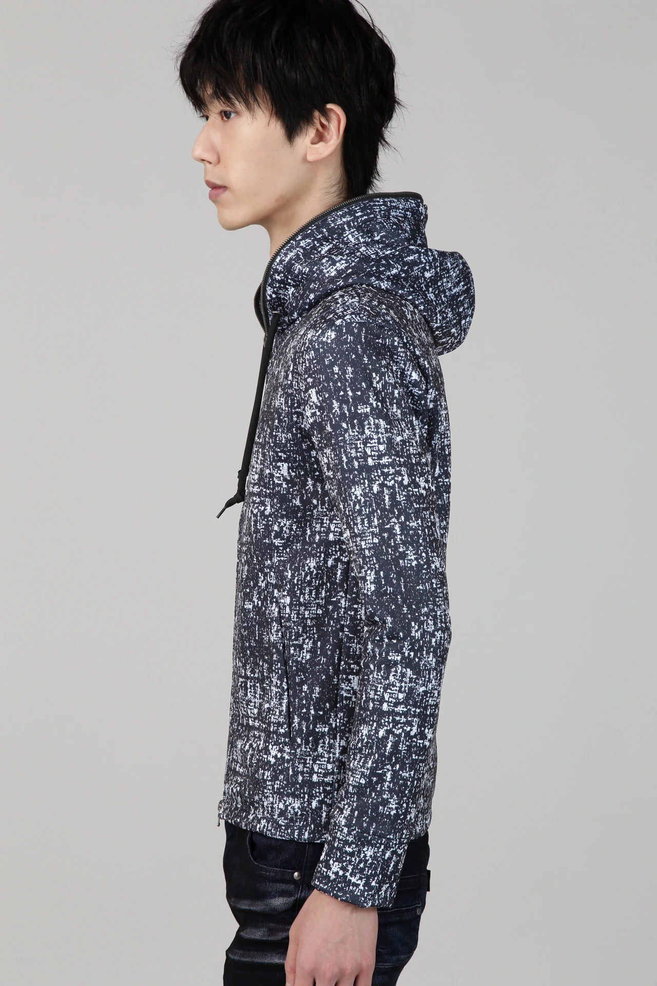 レア！美品！【Tornado Mart】ダブルジップパーカー/ レオパード柄 TORNADO MART∴ダブルZIPレイヤーロングフーディ / TORNADO MART