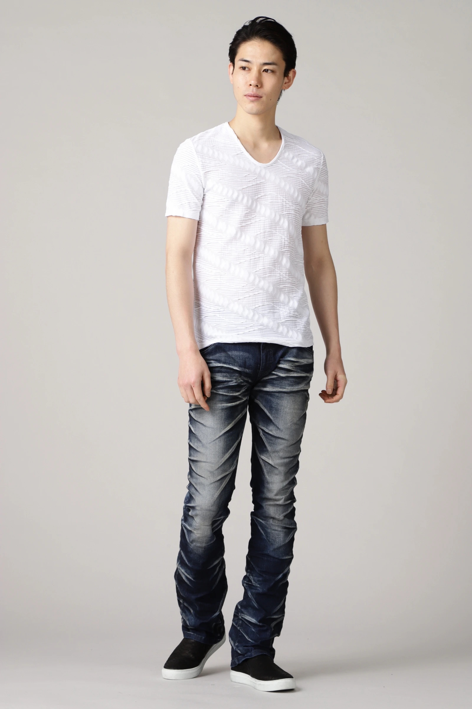 TORNADO MART∴バイアスタックJQ半袖カットソー / TORNADO MART