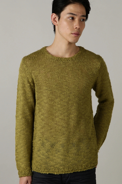 TORNADO MART(トルネードマート) |TORNADO MART∴ローゲージスラブクルーネックニット