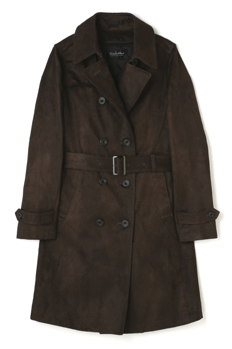 TORNADO MART(トルネードマート) |【LADIES'】TORNADO MART ∴T/Cスエードトレンチコート? ?