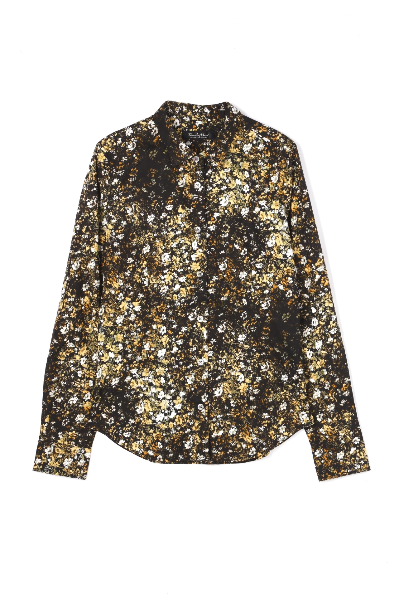 トルネードマート（TORNADO MART）/【LADIES】TORNADO MART∴小花ストレッチ プリントシャツ LADIES'】TORNADO MART∴小花ストレッチ プリントシャツ / TORNADO