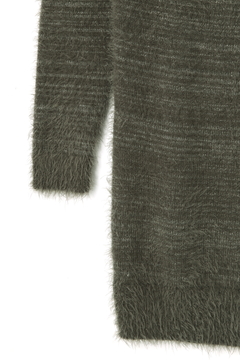 TORNADO MART(トルネードマート) |TORNADO MART∴【LADIES'】フェザーヤーンボートネックロングニット