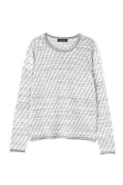 TORNADO MART(トルネードマート) |【LADIES'】TORNADO MART∴バイアスタッククルーネックニット