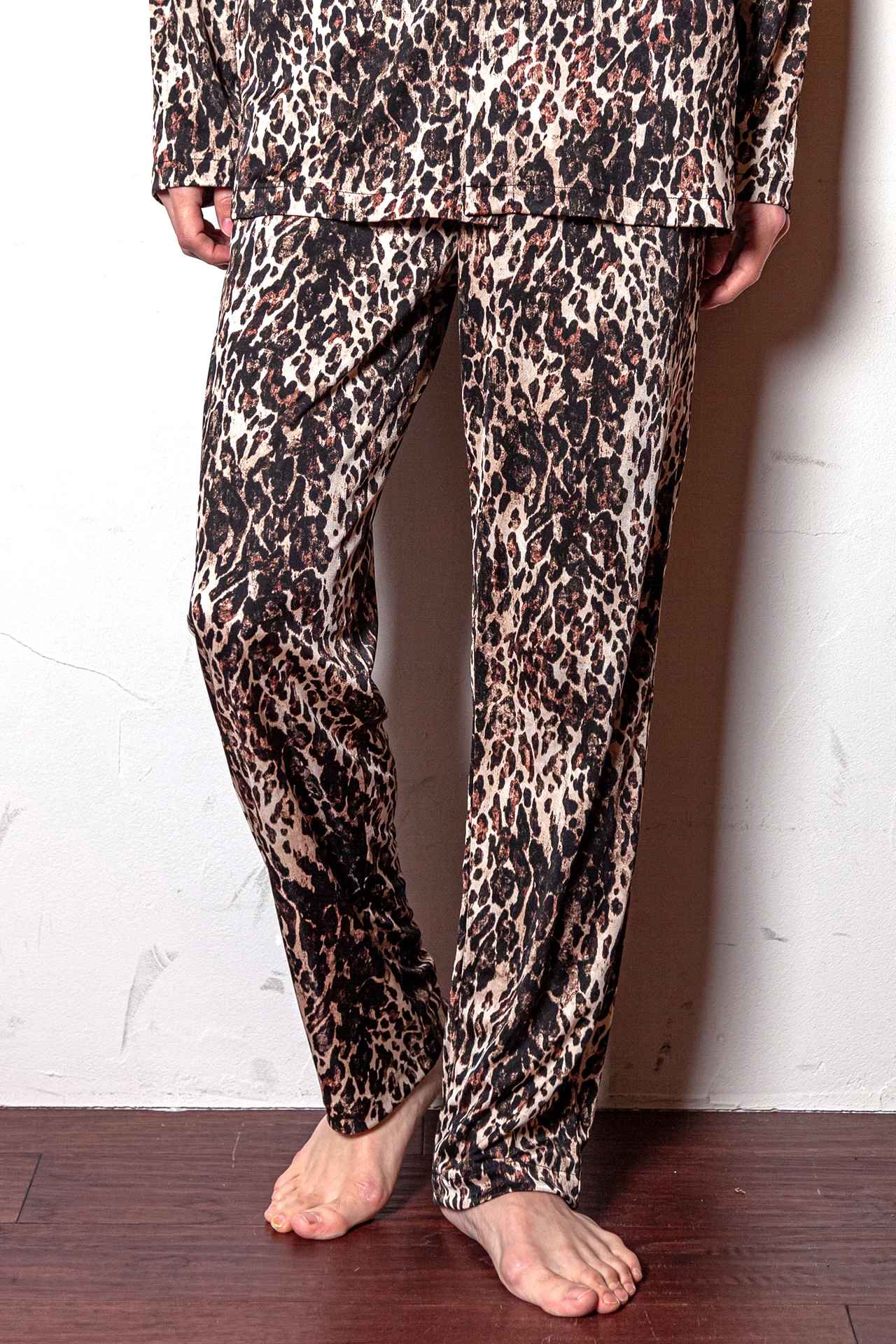 R by TORNADO MART∴レオパードプリントラウンジパンツ［セットアップ