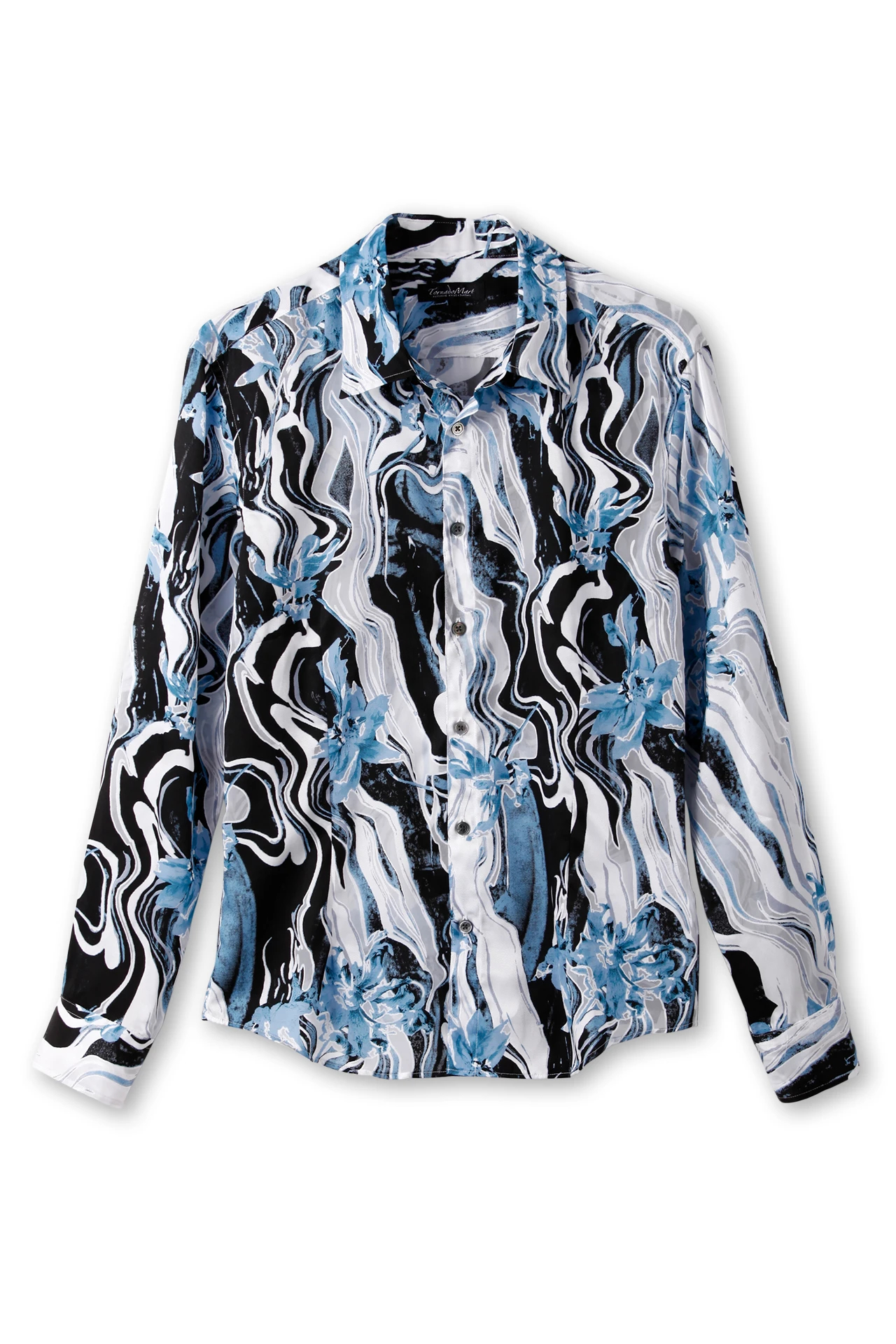 TORNADO MART/花柄ストール/新品/イタリア製/定価¥15,180 TORNADO MART - TORNADOMART☆花柄ストール☆新品未使用☆定価