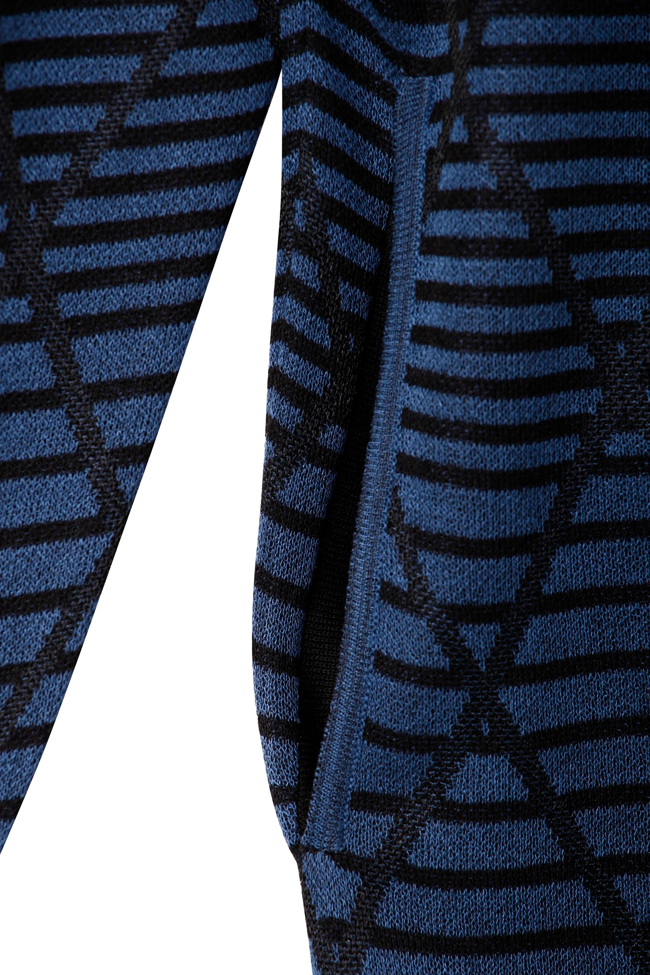 ★希少 XL★ TORNADO MART スエードジャケット グラデーション 紺 TORNADO MART∴グラデーションニットジャケット / TORNADO MART