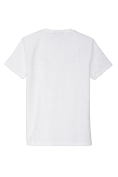 TORNADO MART(トルネードマート) |TORNADO MART∴ボタニカルパイル半袖VネックTシャツ
