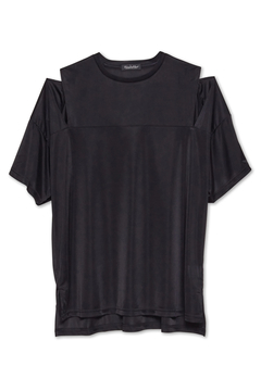 トップス Tornado mart black emo print shirt TORNADO MART∴BLACK KIT ポロシャツ / TORNADO MART