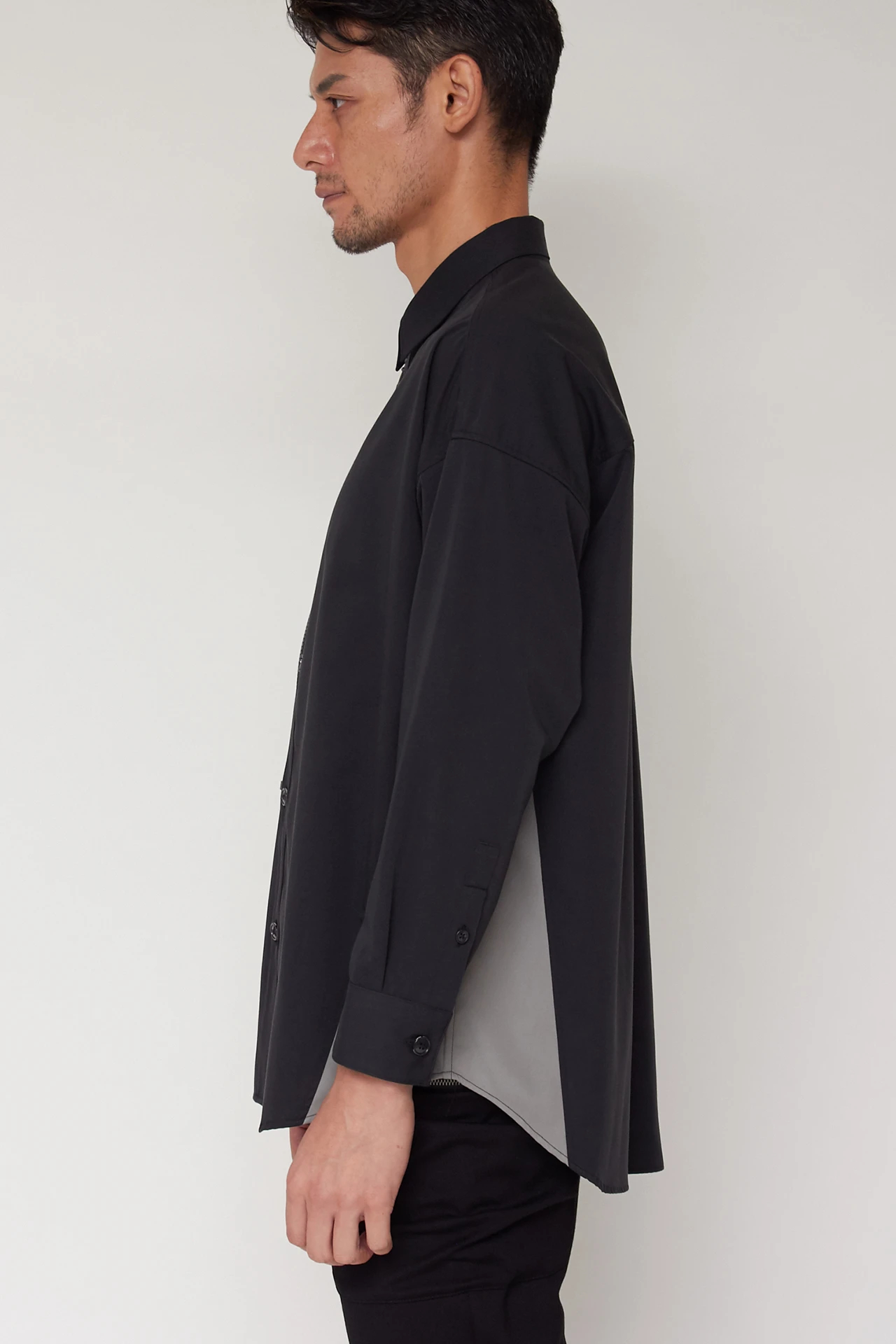 TORNADO MART∴バイカラーZIPシャツアウター / TORNADO MART