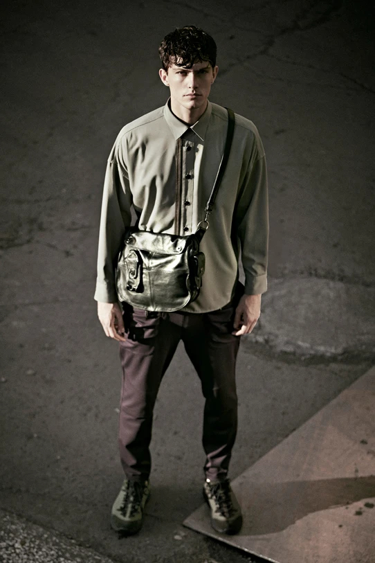 TORNADO MART∴バイカラーZIPシャツアウター / TORNADO MART