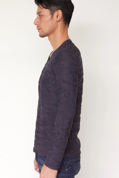 TORNADO MART(トルネードマート) |TORNADO MART∴ウェーブタックジャカードフラワープリントカットソー