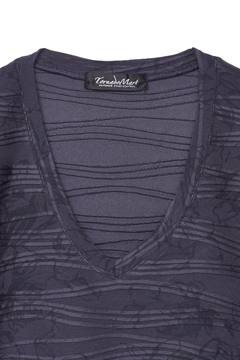 TORNADO MART(トルネードマート) |TORNADO MART∴ウェーブタックジャカードフラワープリントカットソー