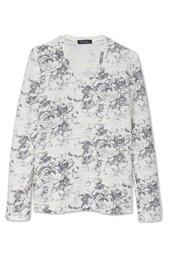 TORNADO MART(トルネードマート) |TORNADO MART∴ウェーブタックジャカードフラワープリントカットソー