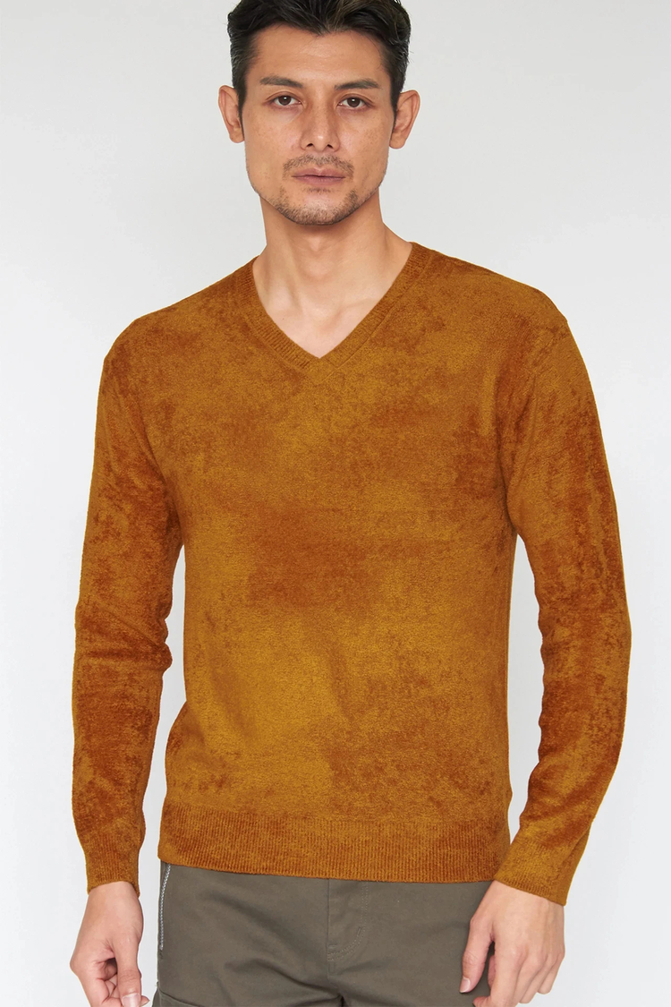 TORNADO MART(トルネードマート) |ZERO by TORNADO MART∴モールヤーンVネックニット