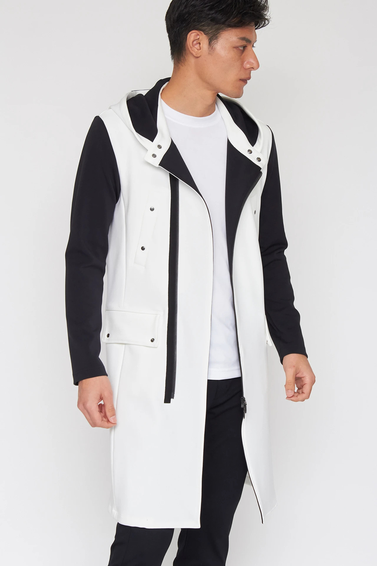 TORNADO MART(トルネードマート) |TORNADO MART∴バイカラーフーディコート