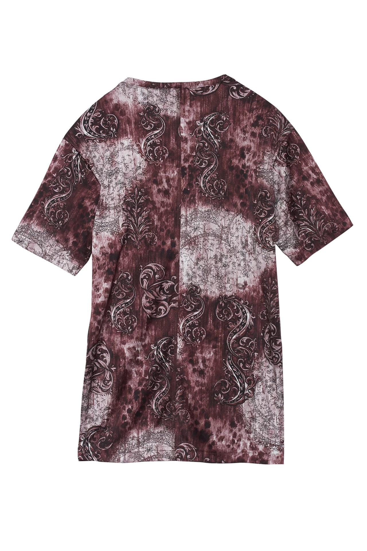 R by TORNADO MART∴バロックレオパードプリントラウンジTシャツ