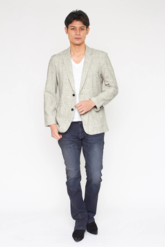 TORNADO MART(トルネードマート) |TORNADO MART∴サマーMIXツィードジャケット（マスキュリン)