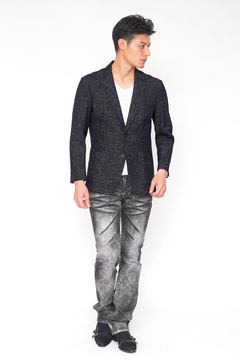 TORNADO MART(トルネードマート) |TORNADO MART∴サマーMIXツィードジャケット（マスキュリン)