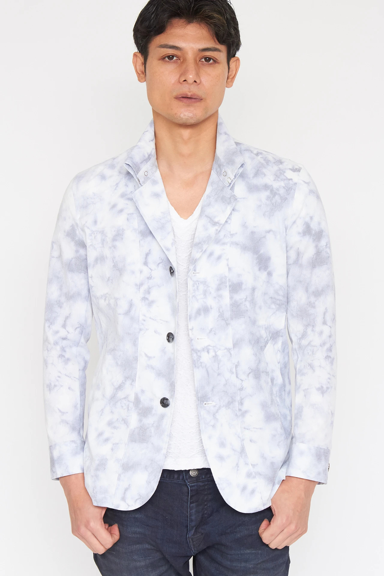 TORNADO MART(トルネードマート) |TORNADO MART∴マーブルプリントシアサッカーブルゾン