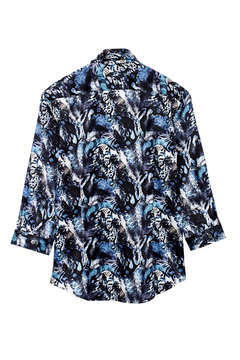 TORNADO MART(トルネードマート) |TORNADO MART∴コラージュパイソンプリント7分袖シャツ