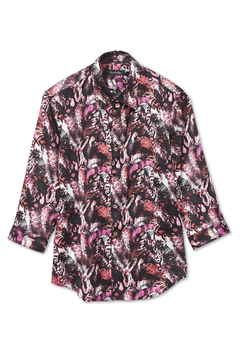 TORNADO MART(トルネードマート) |TORNADO MART∴コラージュパイソンプリント7分袖シャツ