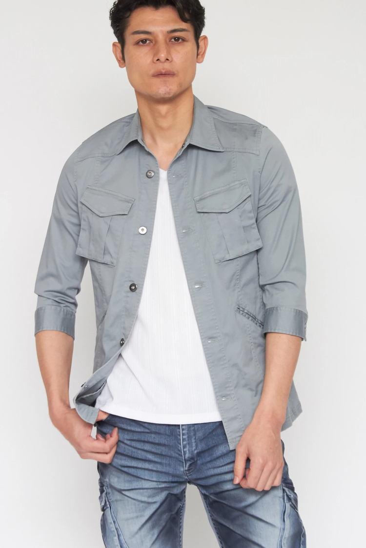 TORNADO MART(トルネードマート) |TORNADO MART∴サファリシャツブルゾン