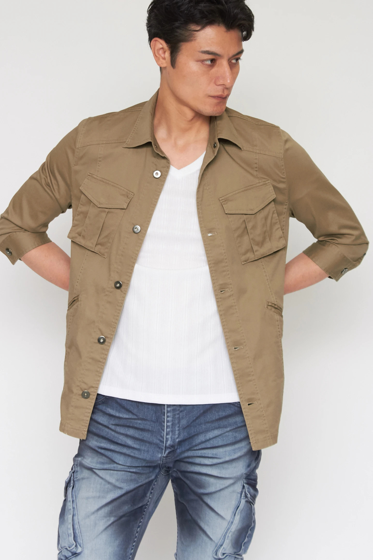 TORNADO MART(トルネードマート) |TORNADO MART∴サファリシャツブルゾン