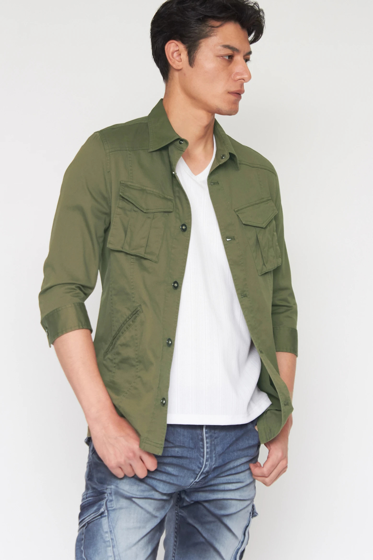 TORNADO MART(トルネードマート) |TORNADO MART∴サファリシャツブルゾン