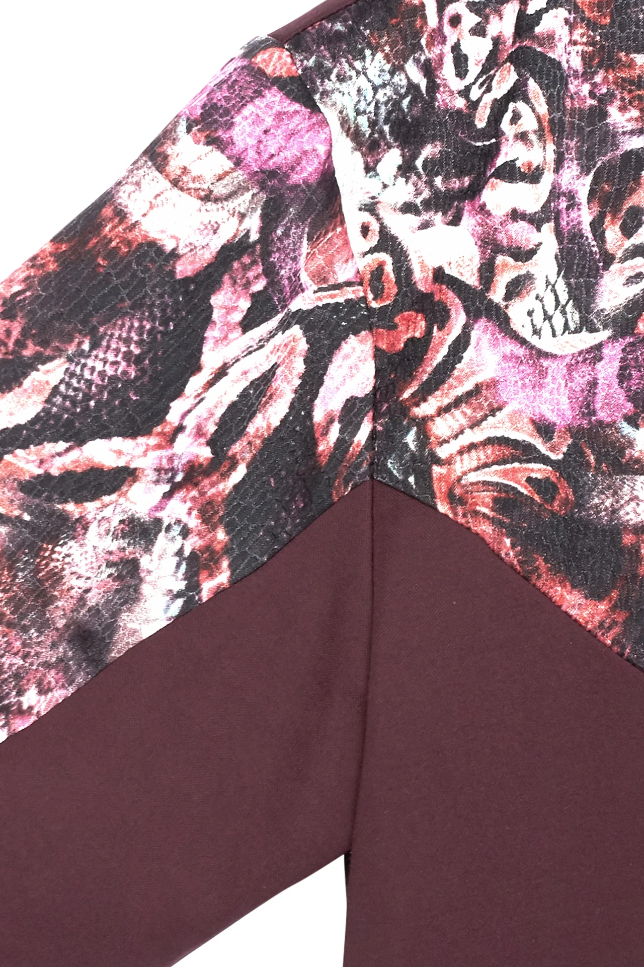 TORNADO MART∴パイソンプリント切替Tシャツ / TORNADO MART