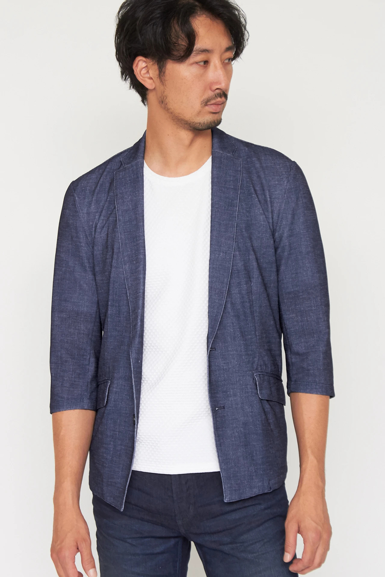 TORNADO MART(トルネードマート) |ZERO by TORNADO MART∴Primeflexドットメッシュデニムプリントジャケット