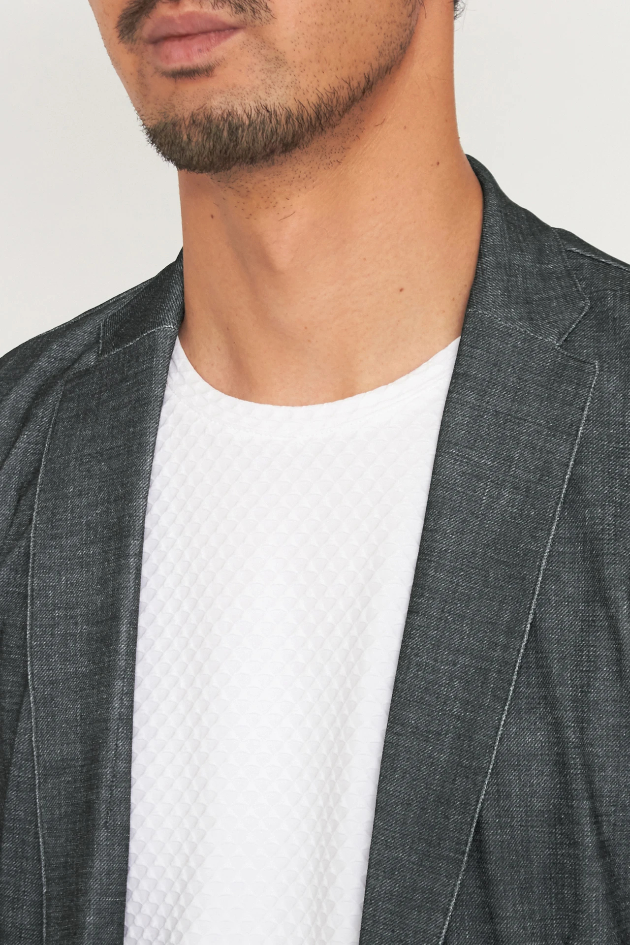 ZERO by TORNADO MART∴Primeflexドットメッシュデニムプリント