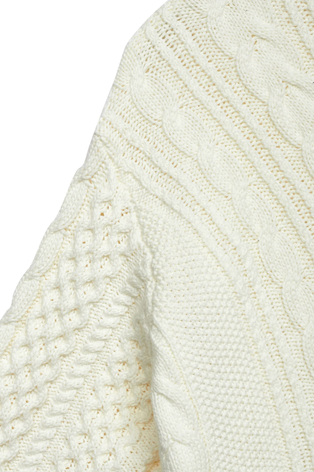 TORNADO MART∴ケーブルVネックプルオーバーニット / TORNADO MART