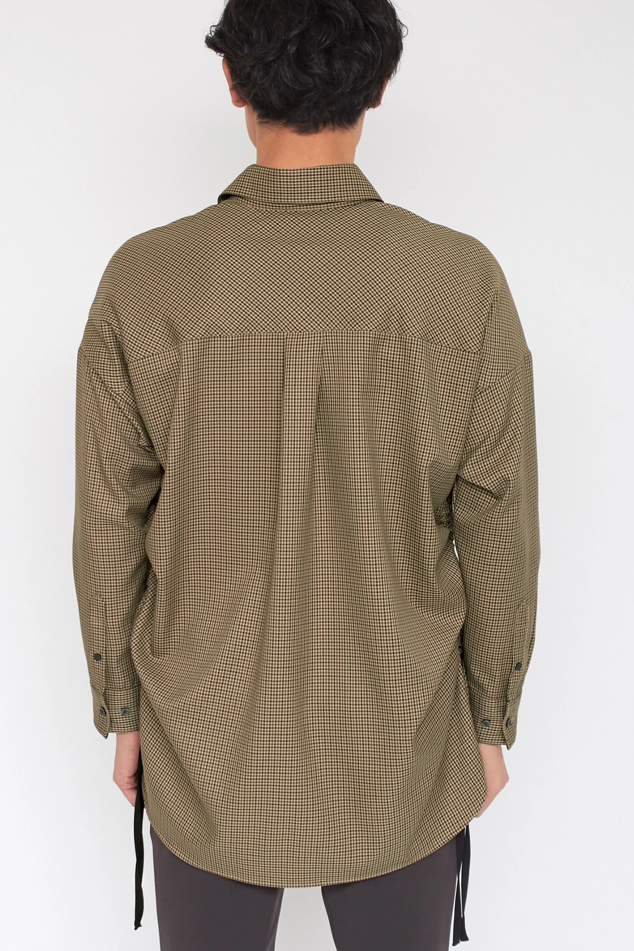 TORNADO MART∴ガンクラブチェックオーバードロストシャツ