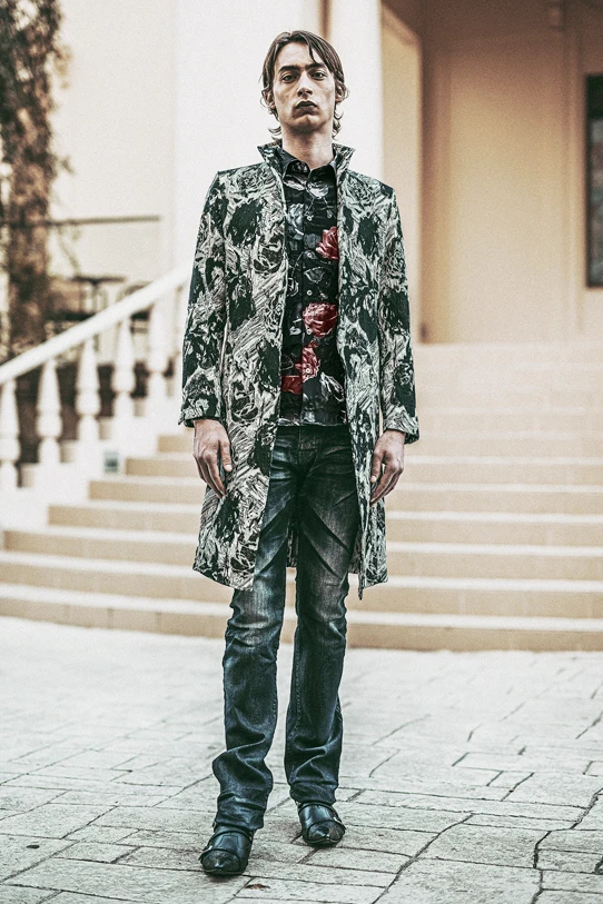 TORNADO MART∴ローズスワムJQエッジカラーコート / TORNADO MART