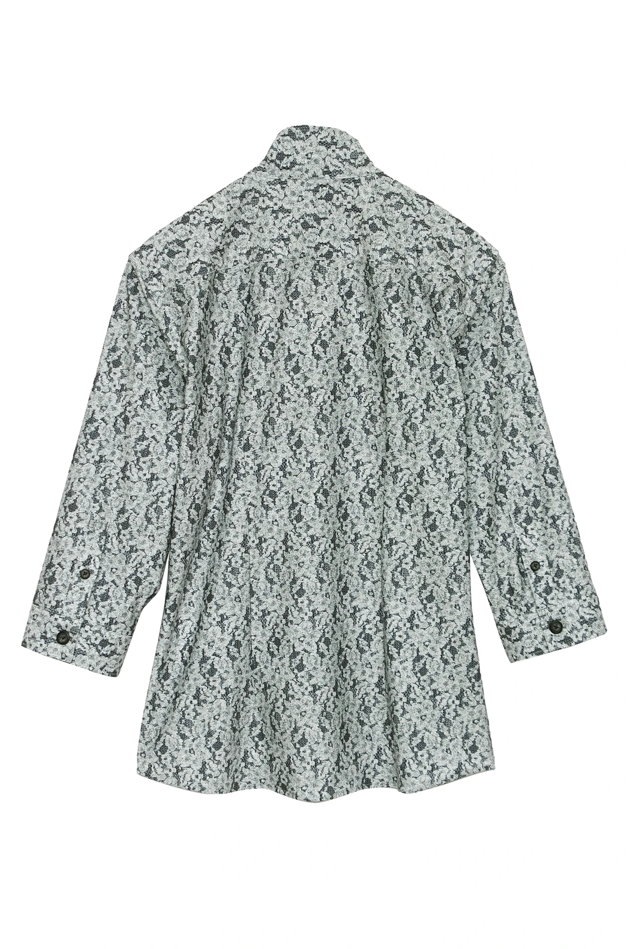 TORNADO MART∴ハイテンションレースプリント7分袖シャツ / TORNADO