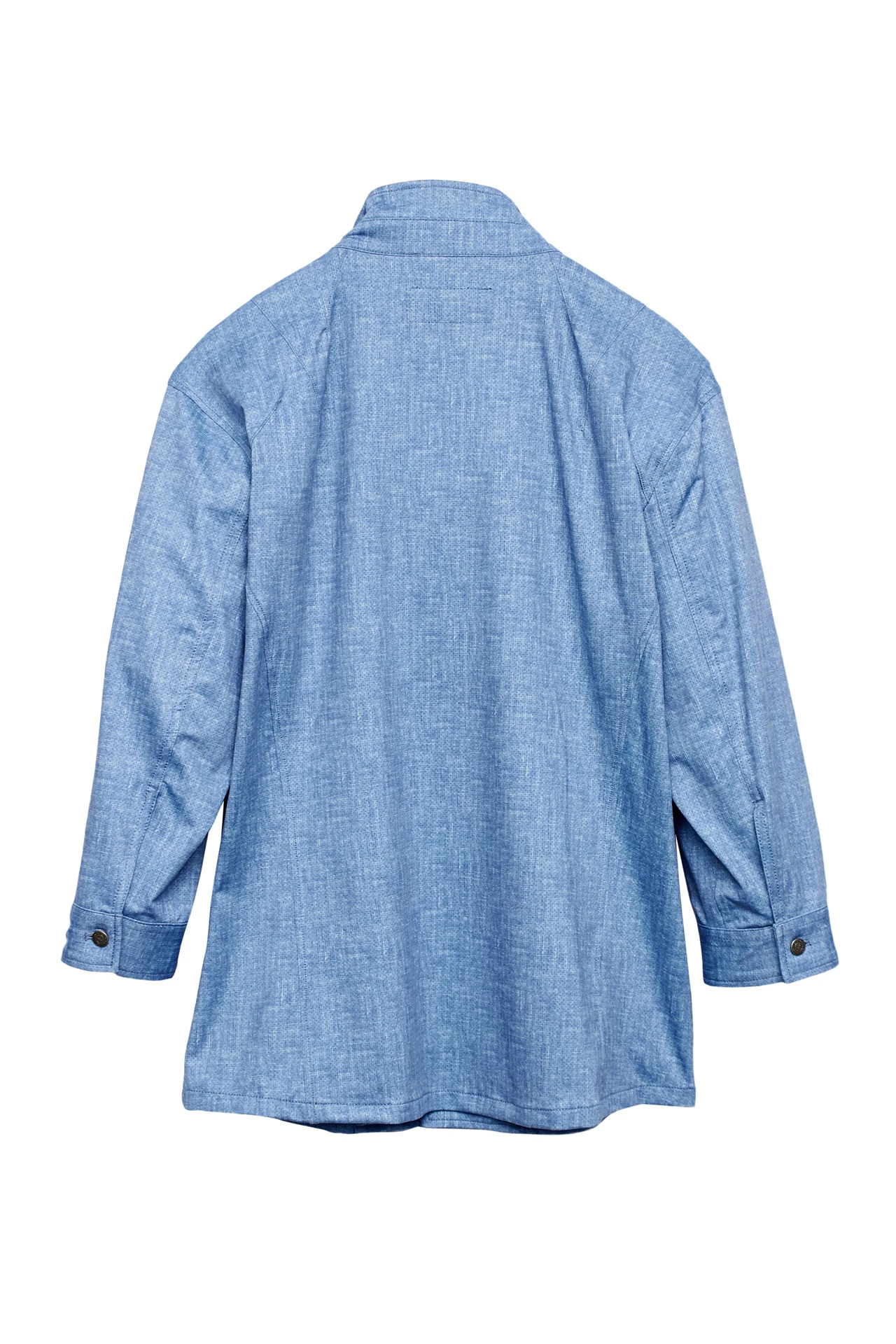 Muta 水色 プリント柄 シャツ Muta 水色 プリント柄 シャツ